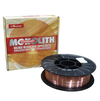 Фото №0 Проволока сварочная СВ 0.8 Г2С 4кг МОНОЛИТ