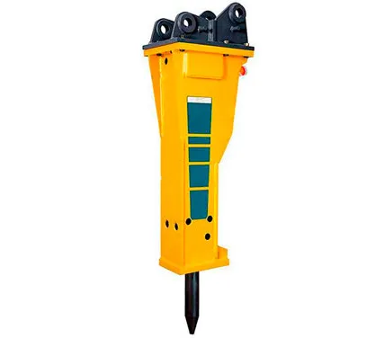 Фото №0 Экскаватор с гидромолотом