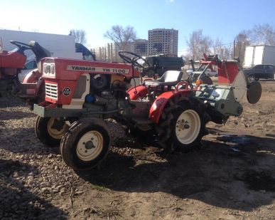 фото Минитрактор японского производства Yanmar 1100 с почвофрезой б/у