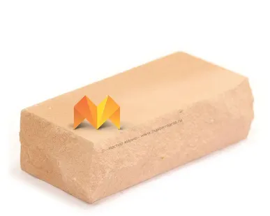 фото Кирпич Simat «Персик» рустированный полнотелый одинарный М-175 (Ложковый)