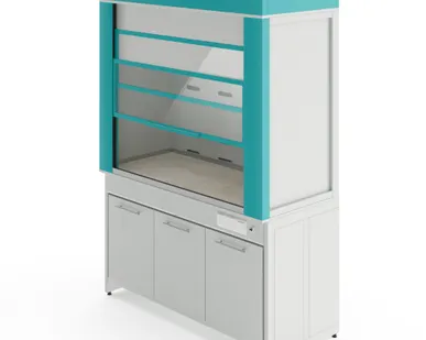 фото Металлический вытяжной шкаф без сантехники Теолаб ШВМ-1500 МОН-Комфорт