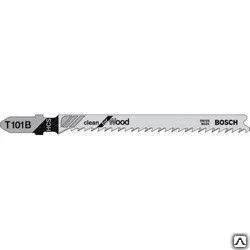 фото Пилки для лобзика по дереву для прямых пропилов Bosch T101B 3-30 мм 5 шт