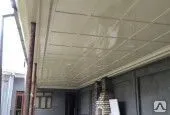 фото Потолок из алюминиевых композитных панелей (alucobond)