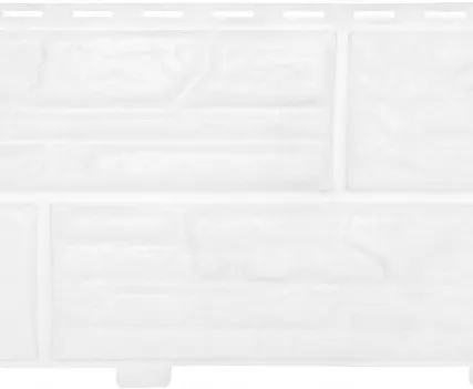 Фото №0 Формованный сайдинг Альта-Профиль Сланцевая порода цвет Белый