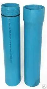 Фото №0 Обсадная труба ПВХ d нар. 125 мм стенка 6 мм L с раструбом 5090 мм