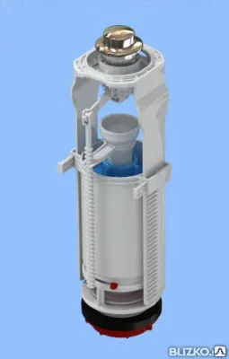 Фото №0 Арматура спускная "Ани" кнопка хром (WC 7010C)