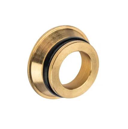 Фото №0 Адаптер конус-плоскость, латунь 1/2", желтый, RTP