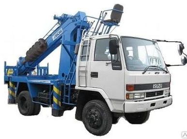 фото Услуги ямобура на базе а/м ISUZU FORWARD