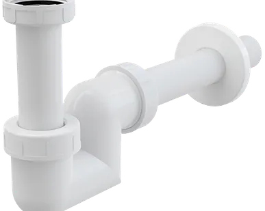 фото Сифон для биде AlcaPlast белый A45F-DN32