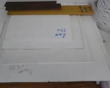 фото Фторопласт Ф4 лист, пластина 4*500*530 вес 2,35 кг