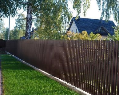фото Металлический забор