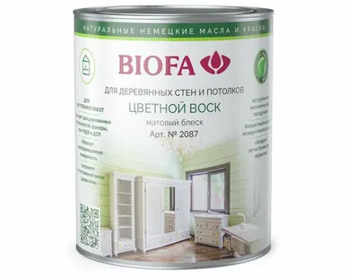 фото Воск для дерева цветной Biofa (Биофа) арт.2087 1 л