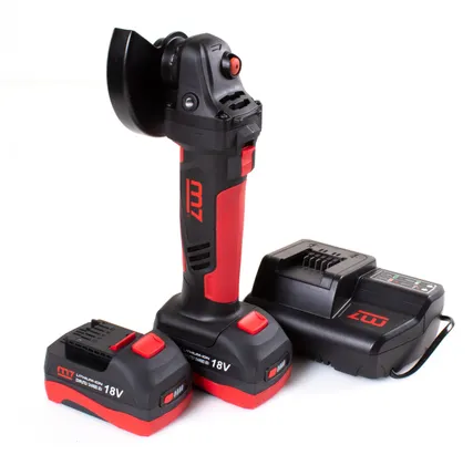 Фото №5 Шлифмашина угловая (УШМ), 125 мм, 18 В, аккумуляторная, кейс MIGHTY SEVEN DG-585502