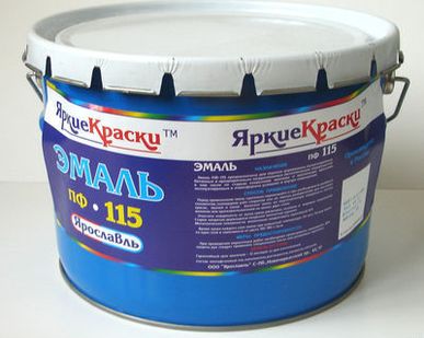 фото Эмаль универсальная ПФ-115 Гост Р51691-2000 серая 0.45 кг