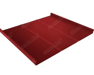 фото Фальц двойной стоячий Профи 0,45 PE с пленкой RAL 3003, м2 Grand Line