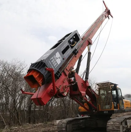 Фото №0 Забивка свай, труб, шпунта Погружение