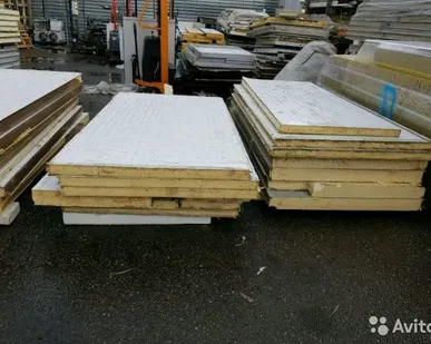 фото Сэндвич-панель ппу 60 мм 2,27 м