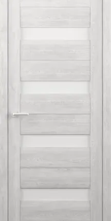 Фото №0 Межкомнатные двери ALBERO "Барселона" Дуб нордик/Мателюкс белый (ДО)