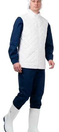 Фото №0 Жилет утепленный «Фридж» белый