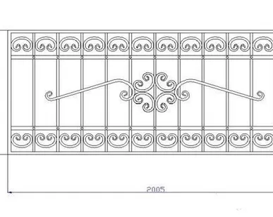 фото Балконное ограждение кованое ОГ-15-52 ПШ