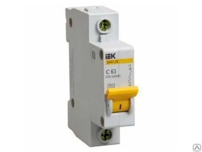 Фото №0 Автоматический выключатель ВА 47-29 1п 63А