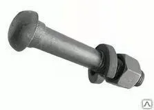 Фото №0 Болт Мх27/160 с гайкой и шайбой