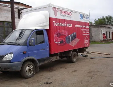 фото Изготовление тента на Газель с рекламой
