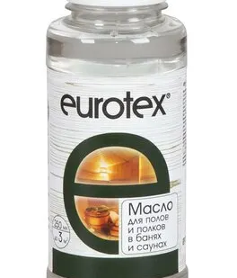фото Масло для защиты полок Сауна 0,25 л бесцветный Eurotex