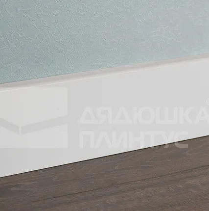 Фото №0 Смартпрофайл Пэинт Плинтус МДФ Smartprofile Пэинт 100A Белый под покраску