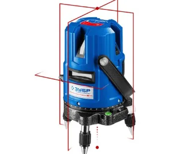 фото Нивелир лазерный линейный 34904 Зубр Крест-55, дальность 20-70 м