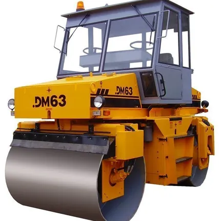 Фото №0 Каток дорожный вальцовый вибрационный ДМ63 (вес10,5 т, шир. вальца 1,7 м)