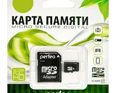 фото Карта памяти Perfeo microSDHC