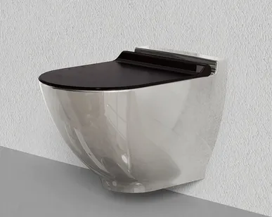 фото Унитаз W/H WC PAN (CONCEALED FIXING) WITH BIDET (Платиновый)