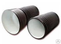 фото Трубы гофрированные полиэтиленовые FD с раструбом 290*250 6м