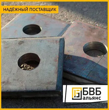 Фото №0 Анкерная плита для фундаментных болтов