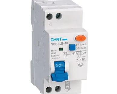 фото Выключатель автоматический дифференциального тока 1п+N C 6А 30мА 4.5кА NBH8LE-40 (R) CHINT 206060