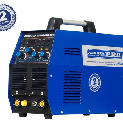 Фото №0 Аппарат аргонодуговой сварки AuroraPRO Ironman 200 AC/DC (TIG+MMA)