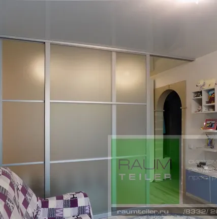 Фото №0 Раздвижная перегородка, межкомнатная дверь-купе