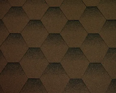 фото Мягкая кровля Kerabit коллекция K+ однотонная. Цвет коричнево-черный