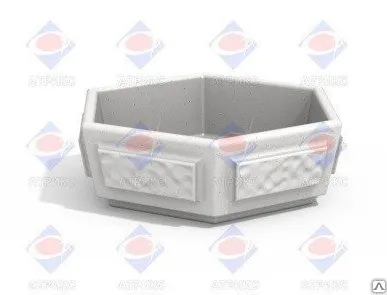 фото Вазон шестигранный