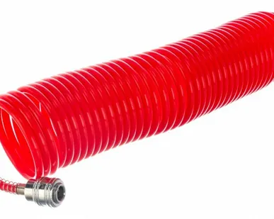 фото Шланг спиральный воздушный, 5 м, с быстросъемными соединениями// Matrix