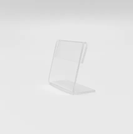 Фото №0 Ценникодержатель горизонтальный 55*40мм, акрил 2,0мм