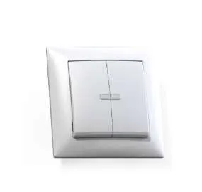 фото Выключатель 2-кл. СП Селена 10А IP20 С510-397 с индикацией бел. Кунцево 8104