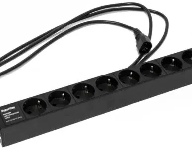 фото SHE19-9SH-2.5IEC Блок розеток для 19" шкафов