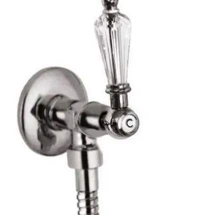 Фото №0 Запорный вентиль хром, ручка Swarovski Cezares Diamond DIAMOND-VL-01-Sw Cez