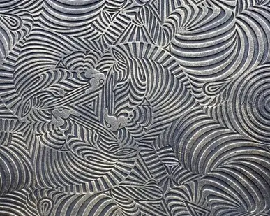 фото Чугунная плитка "Зебры"