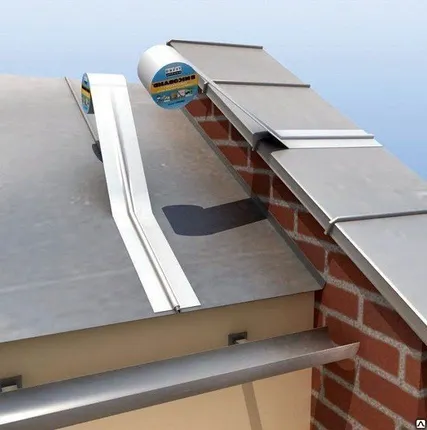 Фото №0 Лента герметизирующая Nicoband серебристый самоклеющаяся 100x10000 мм