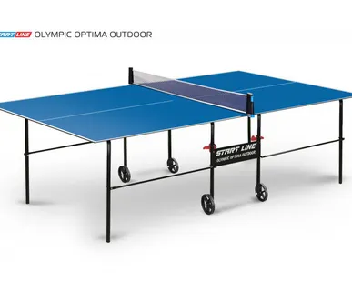 фото Стол теннисный Olympic Optima Всепогодный Синий