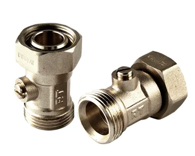 фото Клапаны запорные нижнего подключения прямые раздельные 3/4х3/4ЕК Royal Thermo