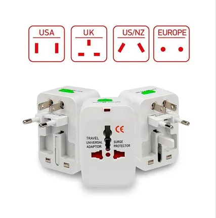 Фото №1 Адаптер сетевой «Путешественник» с розетки (A C G I) универс. разъем бел. Rexant 11-1052